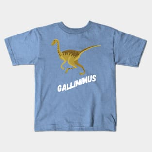 Fun Gallimimus Dinosaur Design Kids T-Shirt